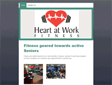 Tablet Screenshot of heartatworkfit.com